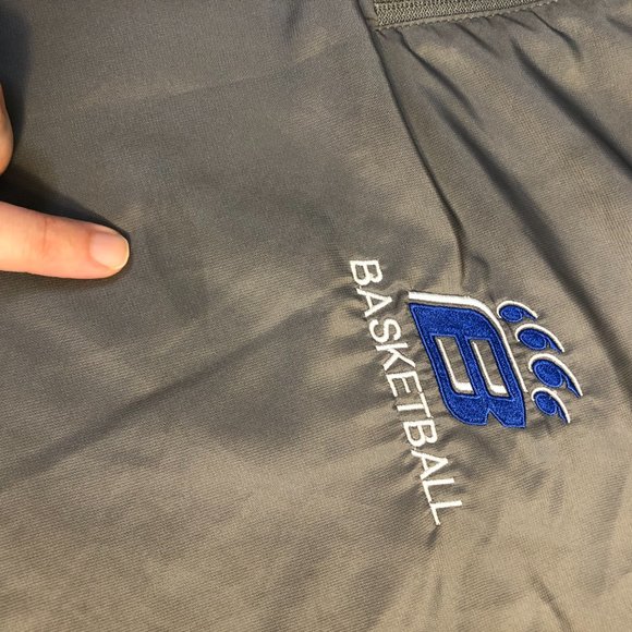 Holloway Men's XL Basketball 1/4 Zip Pullover Gray Jacket WPL 11783 - Picture 14 of 14